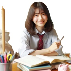 子供の成績を上げる脳科学に基づいた勉強法で勉強をしている写真2