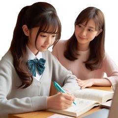 子供の成績を上げる脳科学に基づいた勉強法で勉強している写真4