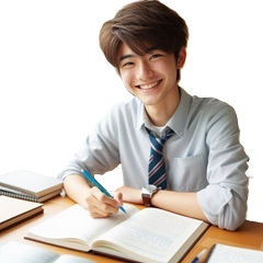 子供の成績を上げる脳科学に基づいた勉強法で勉強している写真4