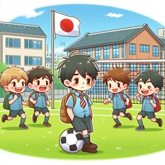 人見知りの小学生のイラスト7