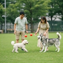 四国中央市霧の森 ドッグラン