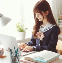 体験談５：中学校3年生　Eさん（女子）の画像
