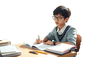 小学生がリビング学習をしている画像20