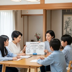 親御さんができること：ルール作りと見守りの重要性のイメージ画像
