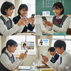 スマホは中学生の成長をサポートする強力なツールのイメージ画像