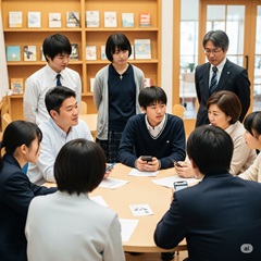 スマホを賢く活用するための注意点と親御さんのサポートをイメージした画像