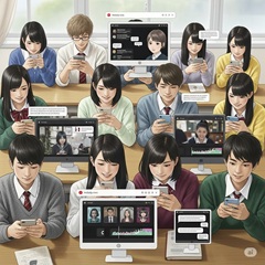 コミュニケーション能力育成のためのスマホ活用事例の画像
