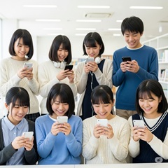 スマホで育む、未来を生き抜く情報リテラシーのイメージ画像