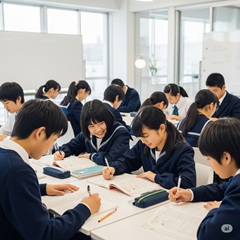 部活動や塾などで必要性が高まった時（中学2年生後半～中学3年生）のイメージ画像