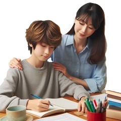 お子様の「数学」学習へのサポートのイメージ画像