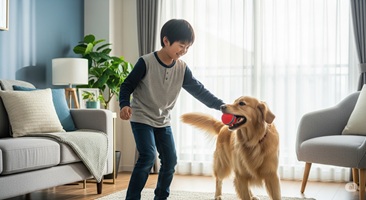 専門家が語る犬と子供の素晴らしい関係のイメージ画像