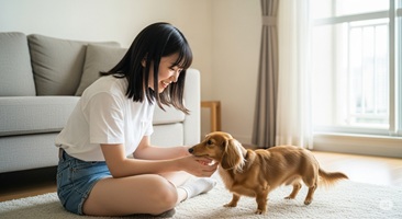 犬との生活で育む、豊かで健やかな子供の成長のイメージ画像