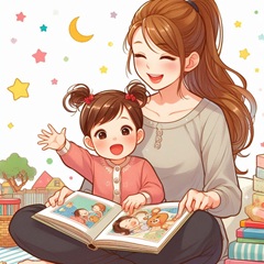非認知能力の育成：絵本の重要性のイメージ画像
