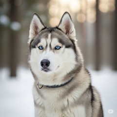 シベリアン・ハスキーという犬種の画像