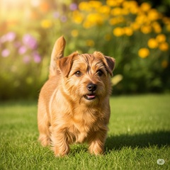 ノーフォーク・テリアという犬種の画像