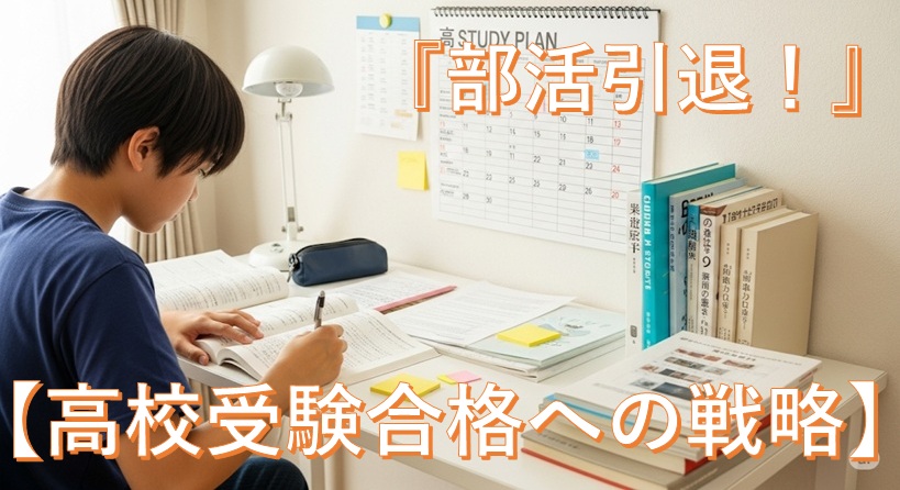 【中3部活引退生へ】夏休みからの高校受験！ゼロから間に合う勉強法と合格戦略のイメージ画像