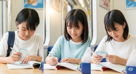 スキマ時間の有効活用：中3部活引退後のイメージ画像