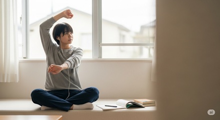 心身ともに健康でいるためのメンタルケア：高校受験を乗り切るために：中3部活引退後のイメージ画像