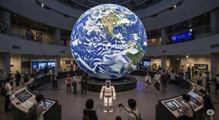 日本科学未来館のジオコスモス
