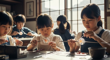 小学生の陶芸体験