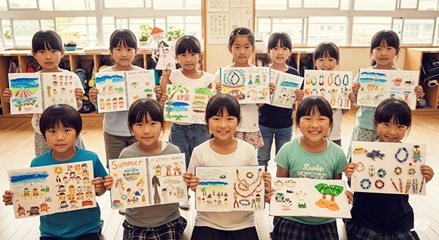 夏休みの学びの思い出、小学生