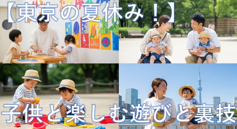 【東京の夏休み！】幼児と楽しむ遊びと裏技の画像