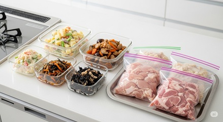 夏休みランチの時短に！賢い作り置きと下味冷凍アイデア