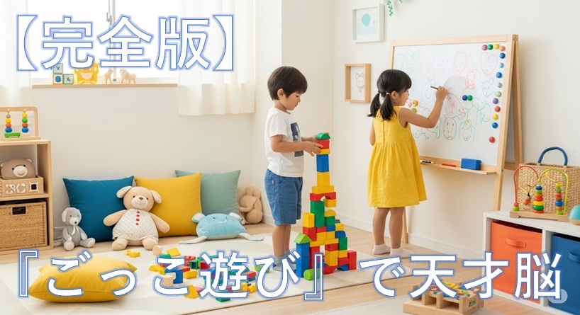 【完全版】『ごっこ遊び』で天才脳！0-6歳知育ヒント集