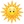笑顔の夏の太陽