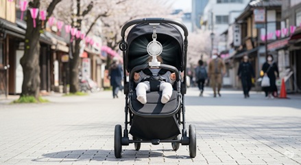 超軽量ベビーカー＆ポータブル扇風機