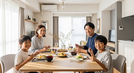 家事代行サービス利用で笑顔が増えた家族の団らん
