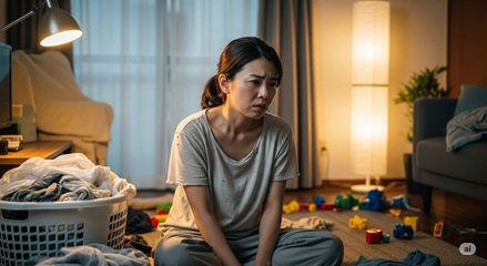 家事代行サービス利用前の部屋のビフォー