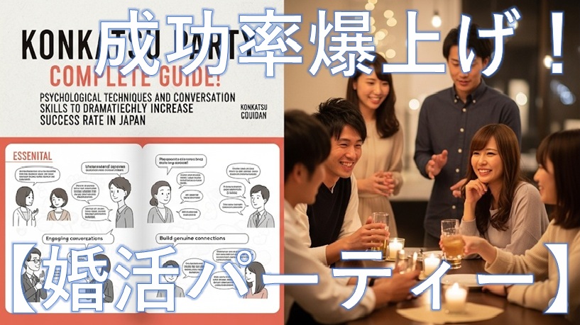 【最新版】婚活パーティー完全攻略！成功率を爆上げ
