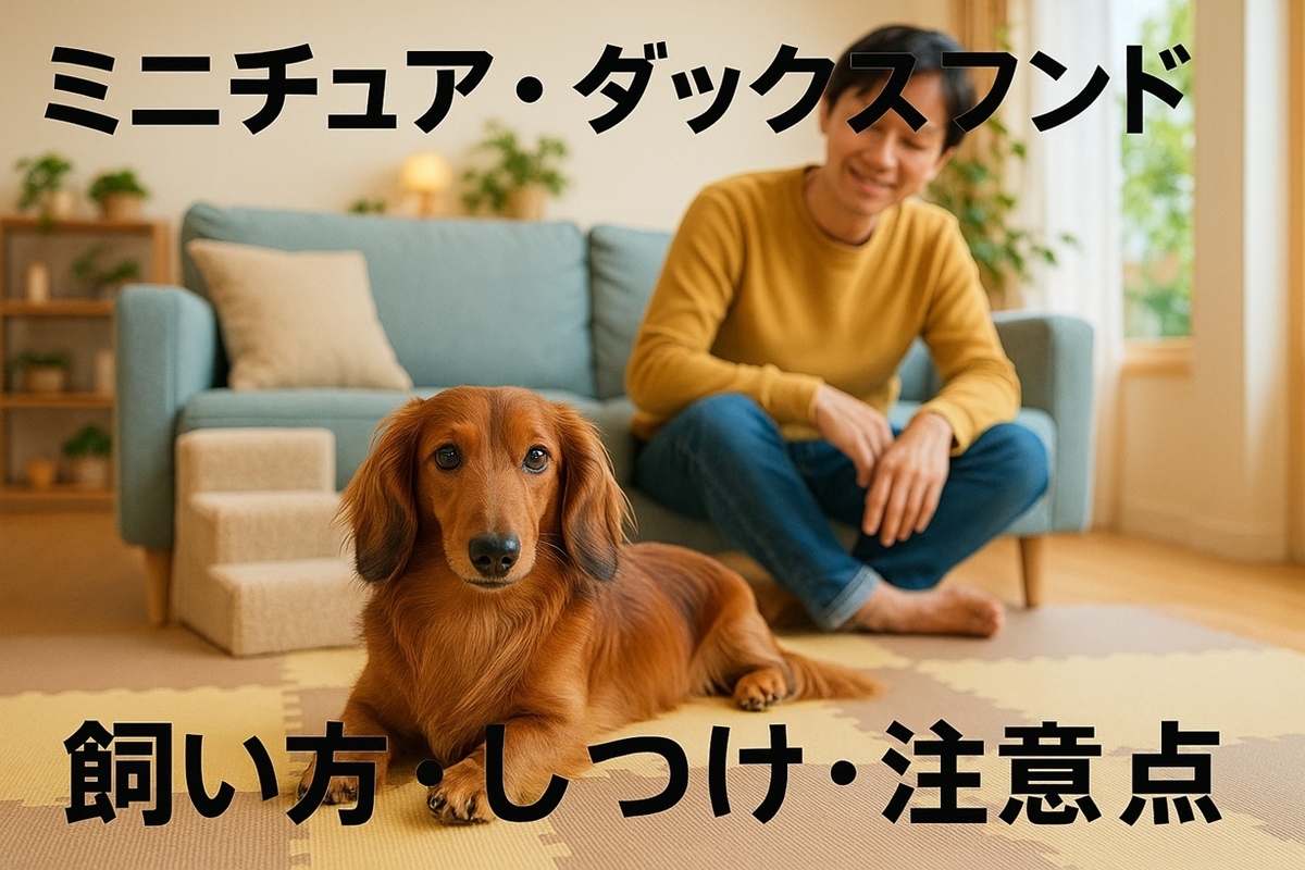 ミニチュアダックスフンドの飼い方〖完全ガイド〗｜しつけ・散歩