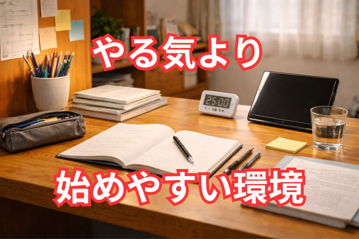 始めやすく整えられた中学生向けの家庭学習机