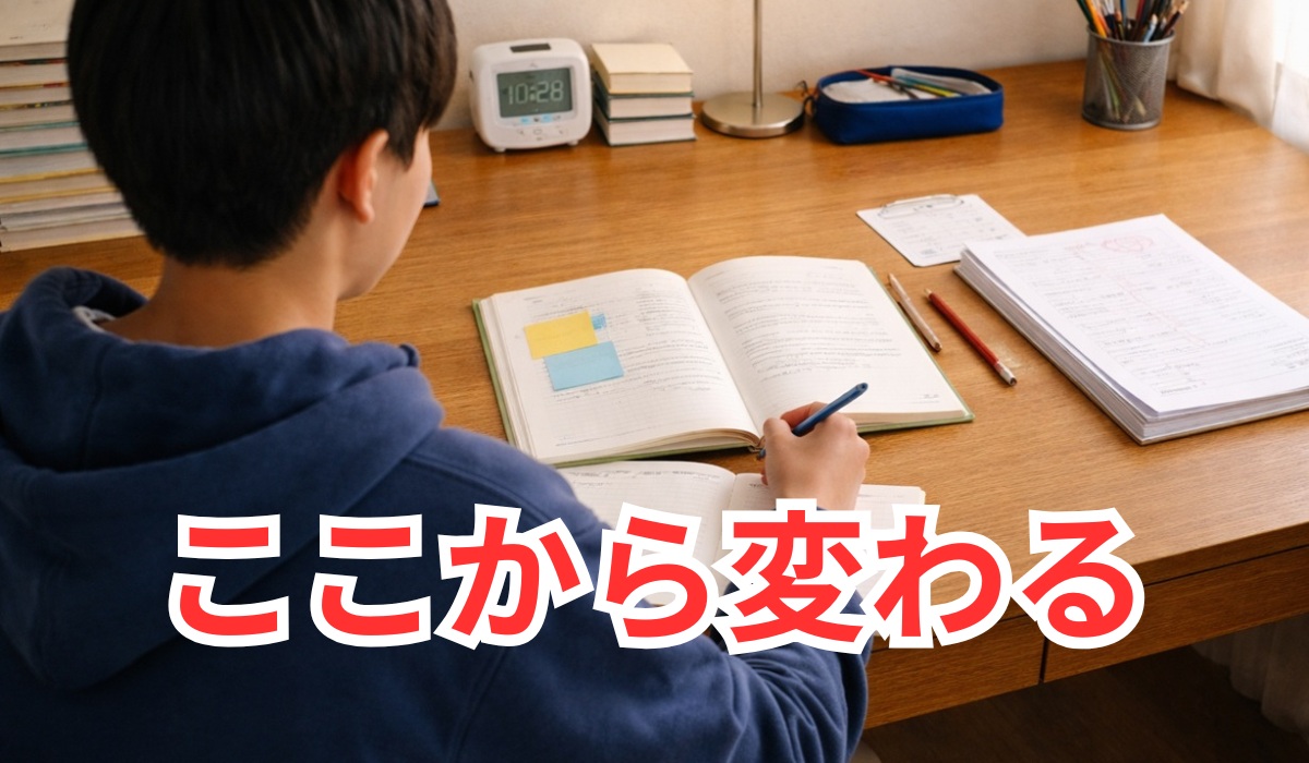 次の一歩を踏み出す中学生