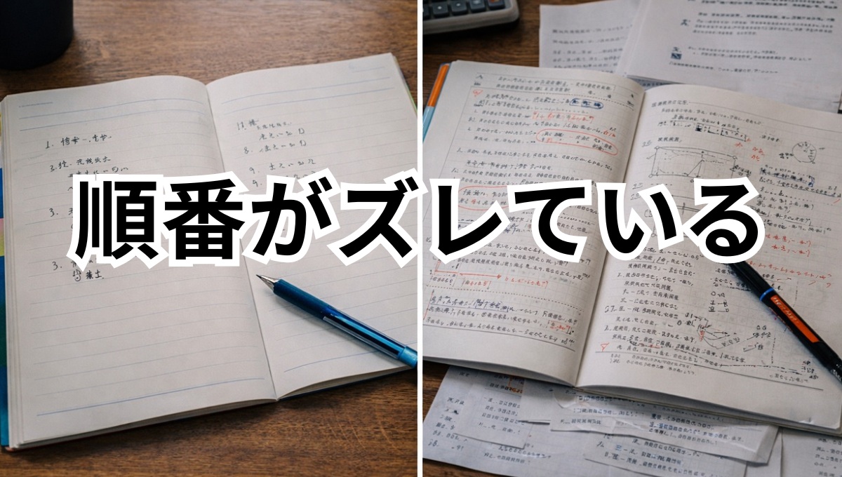 基礎と応用のズレで止まる中学生の学習状態