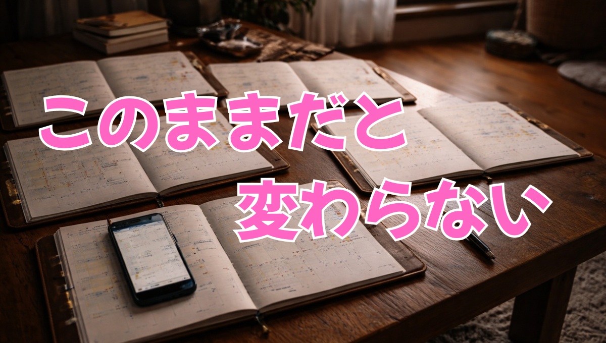 同じような日々が繰り返されて関係が進まない停滞イメージ