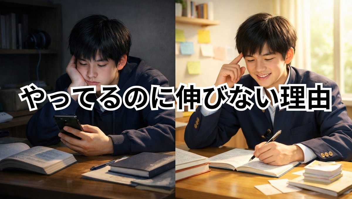 スマホで勉強しているのに成績が伸びない原因と正しい学習の違い