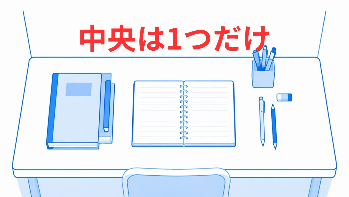 リビング学習で集中しやすい机の配置
