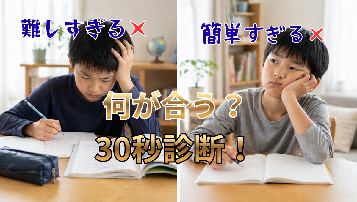 小学生高学年の子供が通信教育選びで迷っている様子