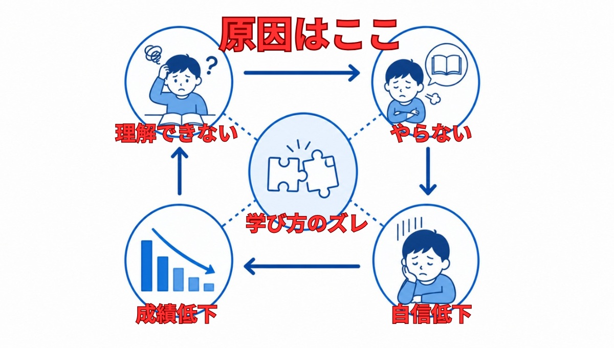 学び方のズレによる学習の悪循環