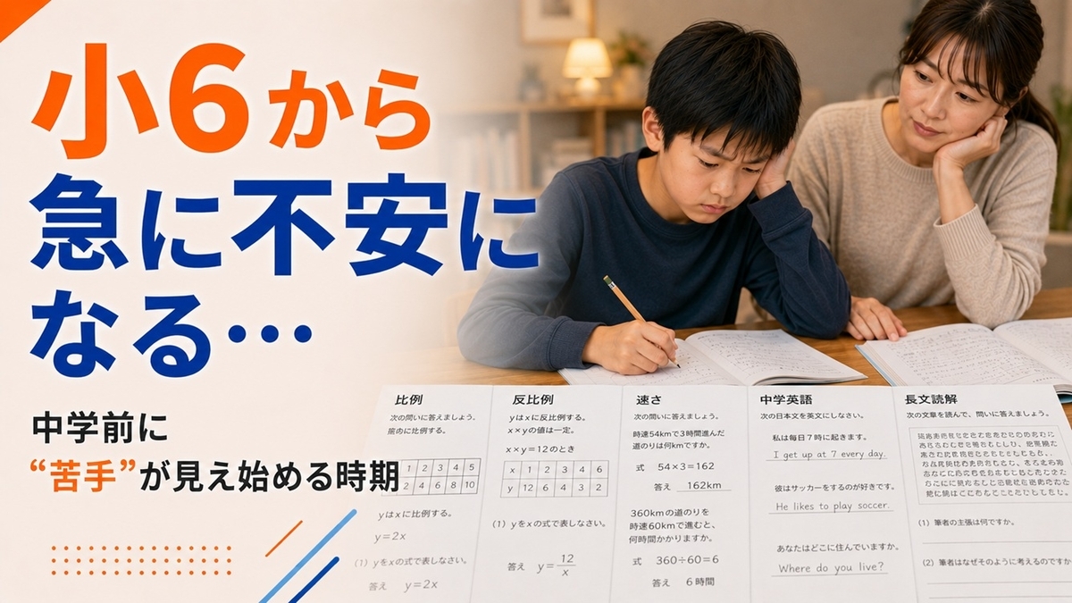 スタディサプリ小学6年生の口コミ・評判｜中学準備・戻り学習に合う