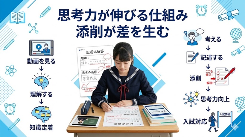 Z会の記述力と思考力育成の仕組み