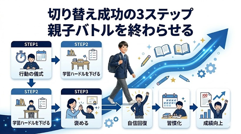 ゲームから勉強へ移る切り替え設計3ステップ