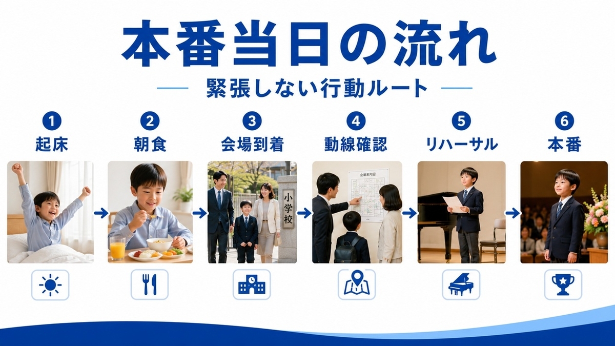 小学生の学芸会と音楽会の当日の流れ
