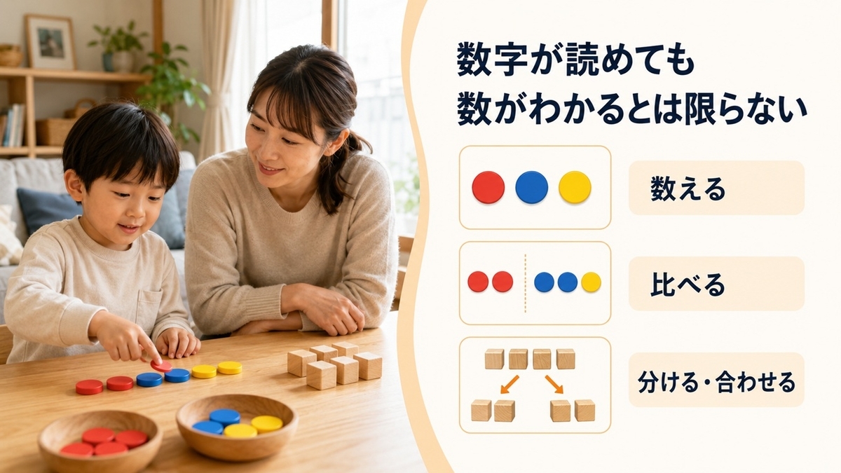 数える・比べる・分ける場面から幼児向け通信教育の選び方を考える親子