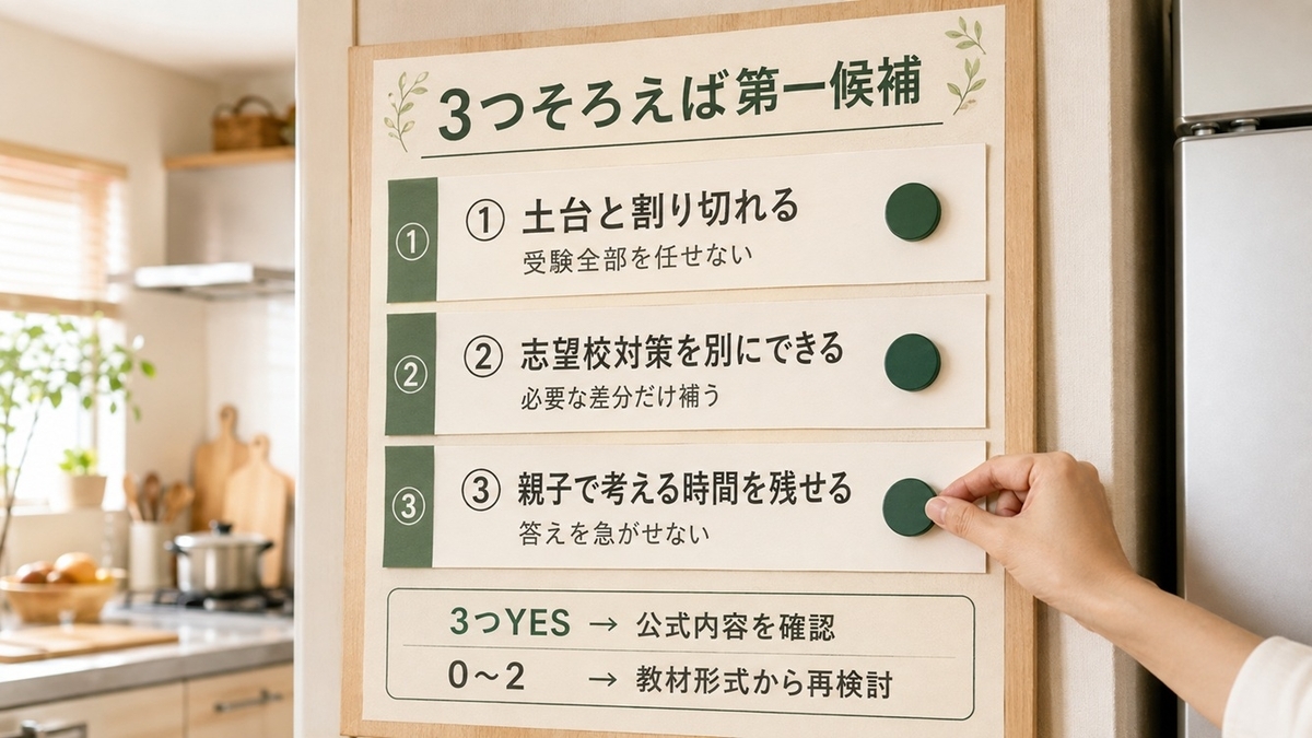 小学校受験家庭がモコモコゼミを第一候補に残す3つの判断条件