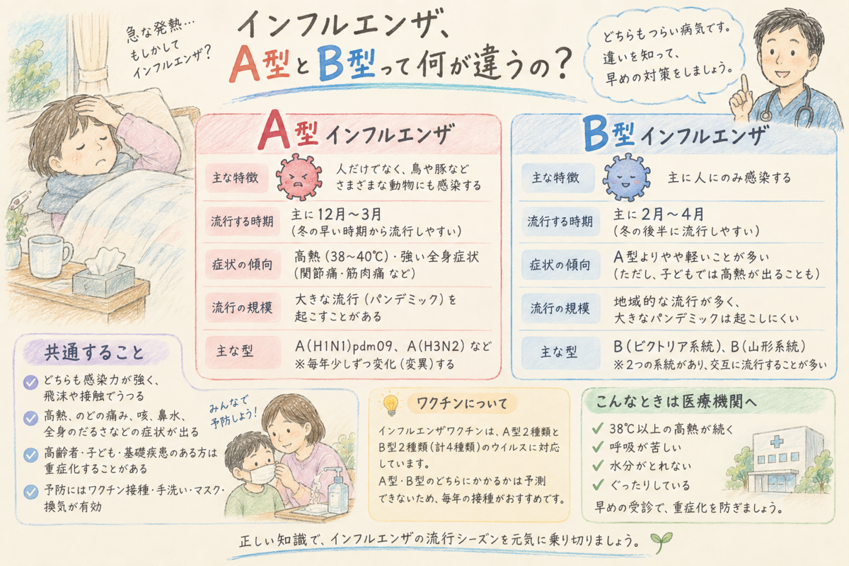 インフルエンザ a型 熱なし