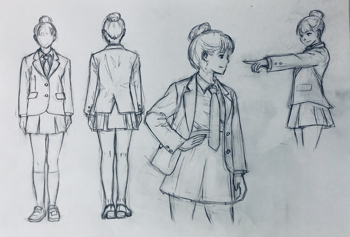 受講歴 絵の上達ログ その４ マンガ的絵柄を追求編 19年1月 3月 ちぐのお絵描きログ
